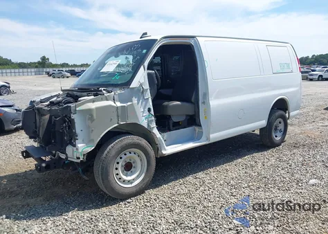 2020 Chevrolet Express Cargo Rwd 2500 Regular Wheelbase Wt из США, поврежденный, VIN 1GCWGAFG8L1266252